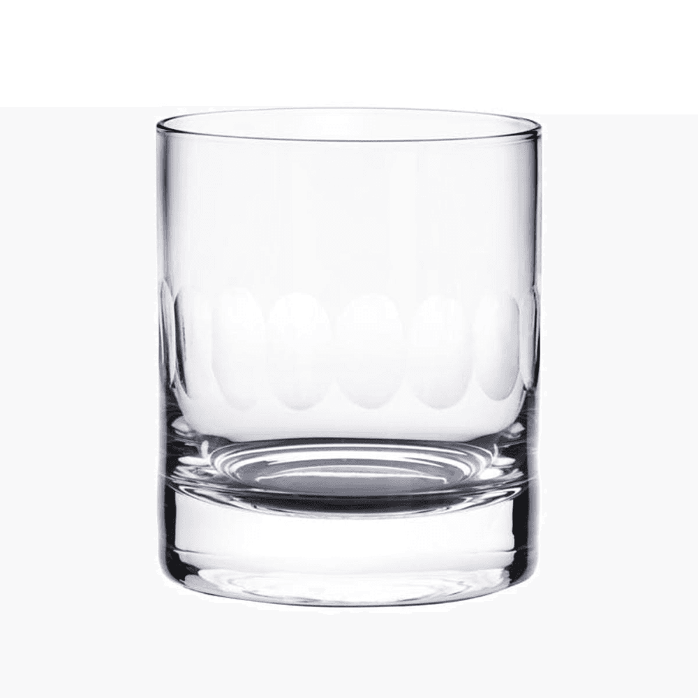 Lens Pair of whisky glasses, 300ml, Crystal