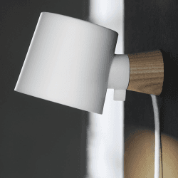 Image showing the Rise Wall Light L17 x D10 x H9.7cm White, White product.