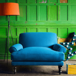 Image showing the Saturday Love Seat, Rose product.