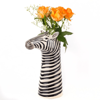 Image showing the Zebra Large flower vase, L12.5 x D19 x H26.5cm product.