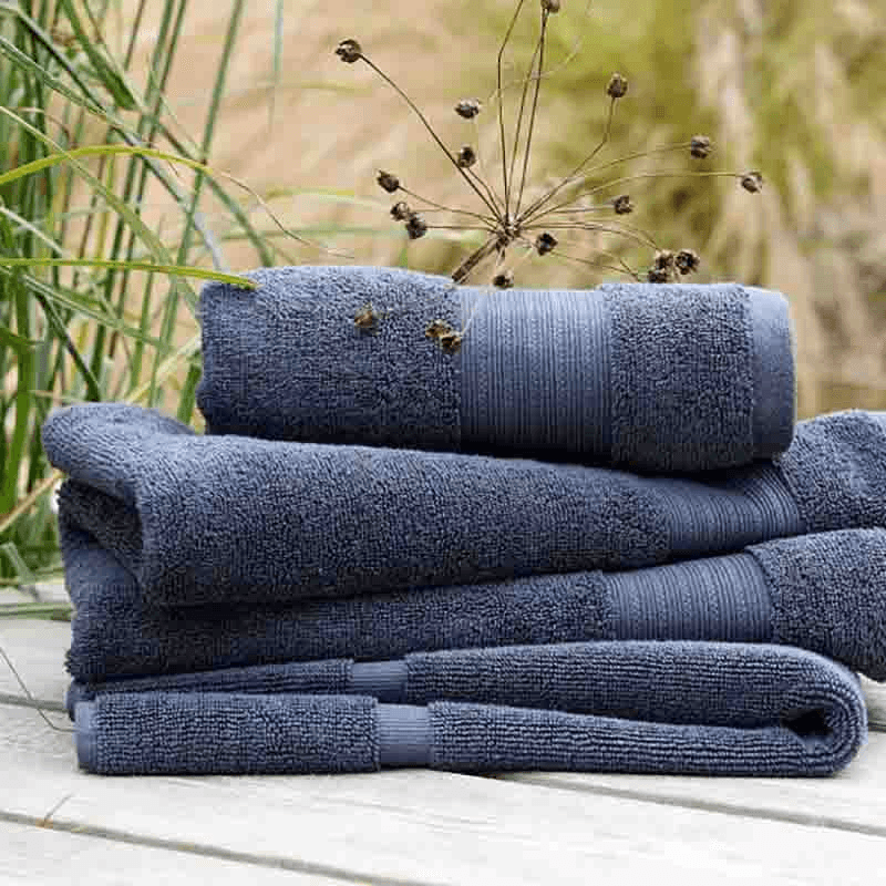 Organic Eco Twist Hand Towel, Cinder