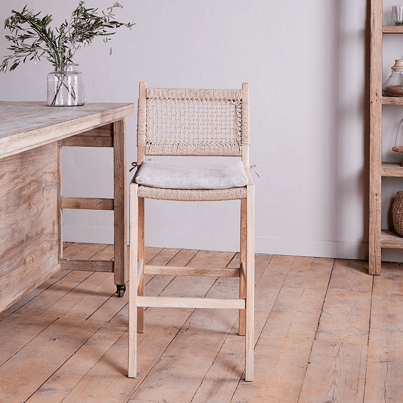Aamani Counter Chair, Mango Wood