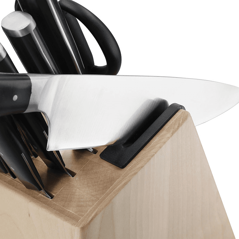 Gourmet 11 Piece Forged Knife Block Set, Black