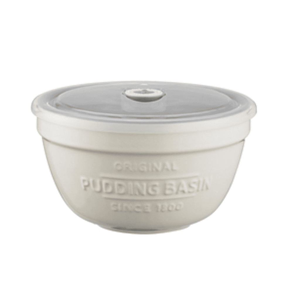 Innovative Kitchen Pudding basin with lid, 16cm, cream