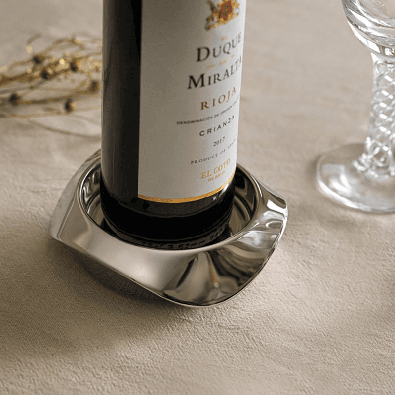 Wine Coaster, Drift, Stainless Steel