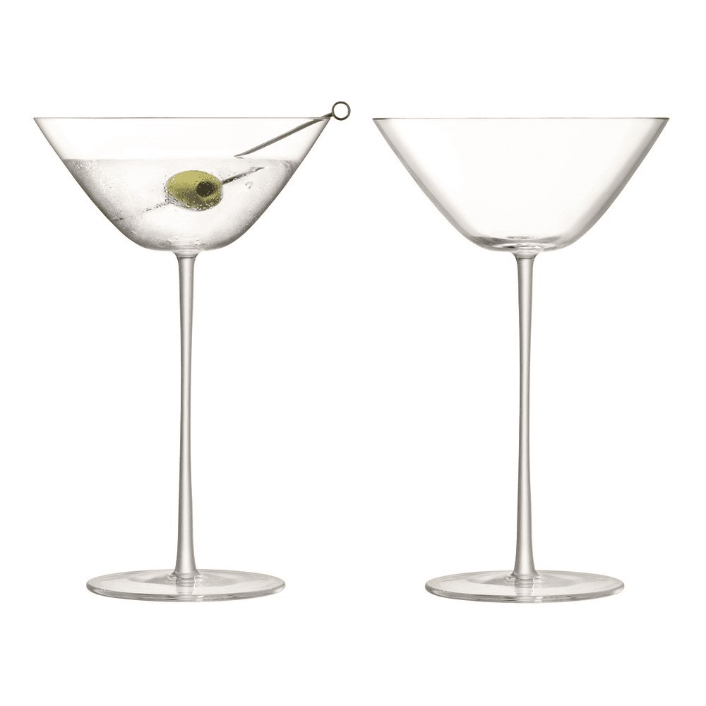 Bar Culture Pair of cocktail glasses, 280ml, clear