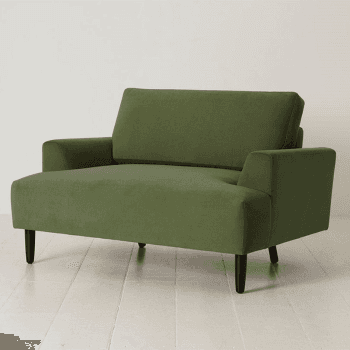 Image showing the Model 05 Velvet Love Seat, Vine product.