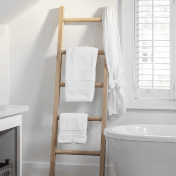 Image showing the Hambledon Towel ladder, Oak product.