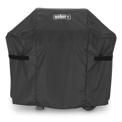 Image showing the Grill cover premium - fits spirit II 200 & spirit E-210, H106.7 x W45.2 x D121.9cm, Black product.