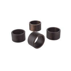 Image showing the Set of 4 napkin rings, Dia5cm, Acacia Wood product.
