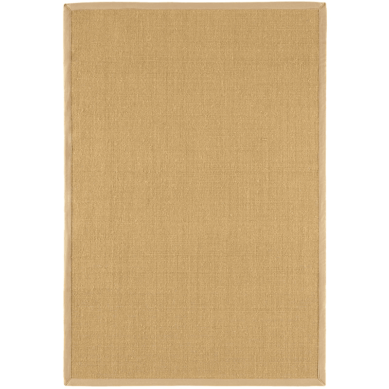 Sisal linen border runner, 160 x 230cm, linen