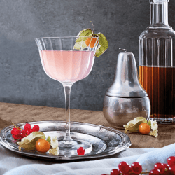Image showing the Bach Set of 4 Retro Fizz Glasses, 260ml, Clear product.