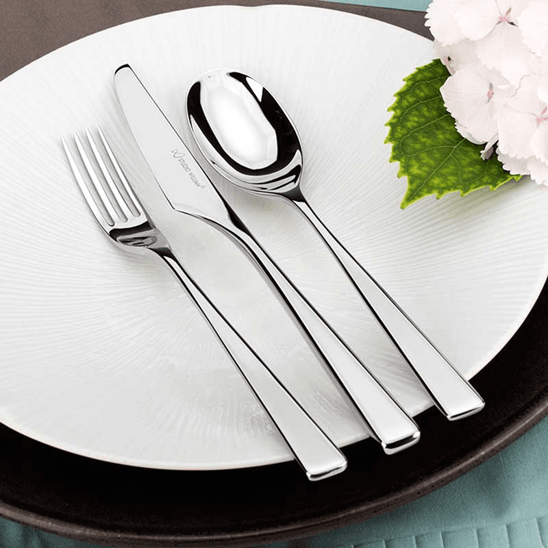 7 Piece Place Setting, Tilia Mirror Finish