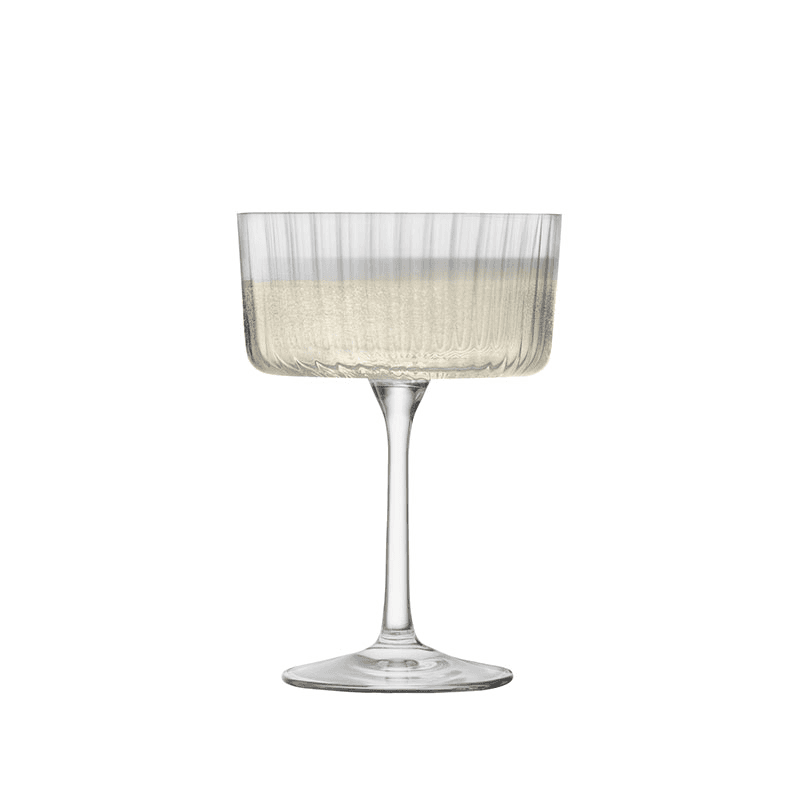 Gio Line Set of 4 Champagne/Cocktail Glasses, 230ml, Clear