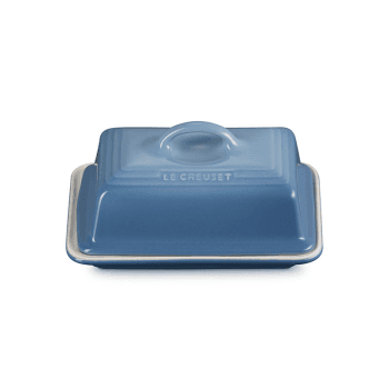Image showing the Stoneware Butter Dish, 17cm, Chambray product.