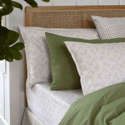 Image showing the Floral Standard Cotton Pillowcase Pair, Sprig product.