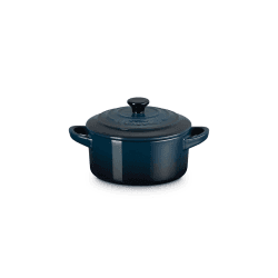 Image showing the Stoneware Petite Round Casserole, 10cm, Nuit product.