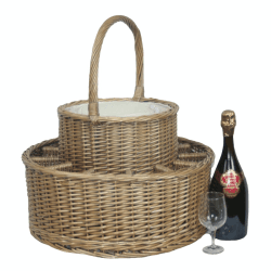 Image showing the Chilled Garden Party Basket, Brown product.