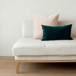 Image showing the Misi Velvet Cushion, 30 x 50cm, Pine product.