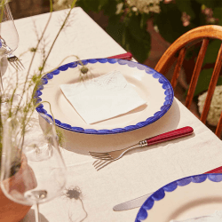 Image showing the Knife and Fork Set, Burgundy product.