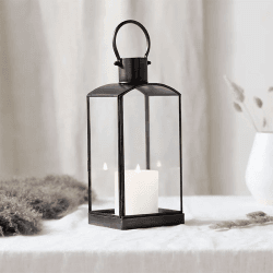 Image showing the Finmere Lantern, H25cm, Clear product.