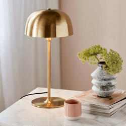 Image showing the Cera Table Lamp, H47cm, Brass product.