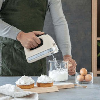 Image showing the Hand mixer, 9-speed, Almond Cream product.