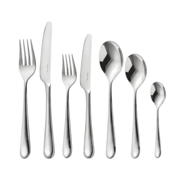 Image showing the Kingham Bright 56 piece cutlery set, Stainless Steel product.