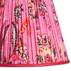 Image showing the Straight empire Shade, 30cm, pink Paisley by Matthew Williamson product.