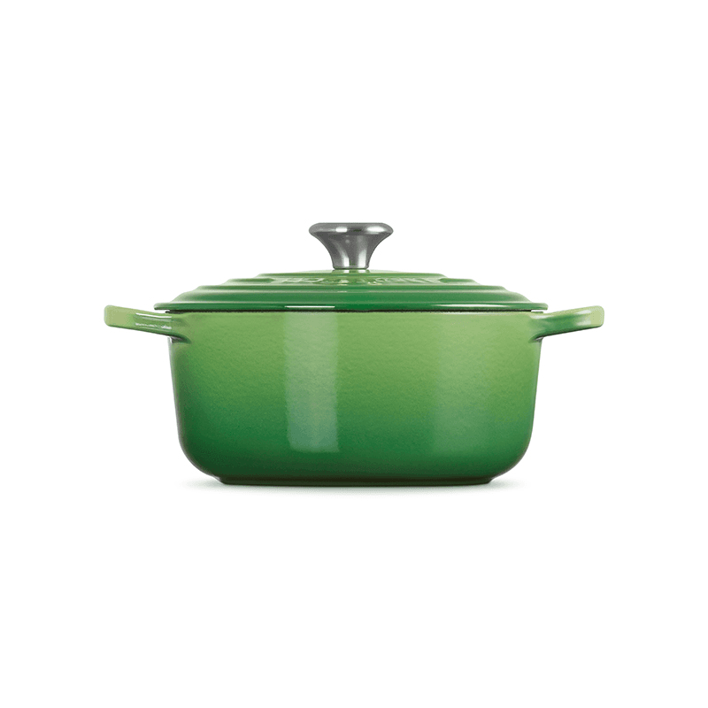 Signature Cast Iron Round Casserole, 20cm, Bamboo