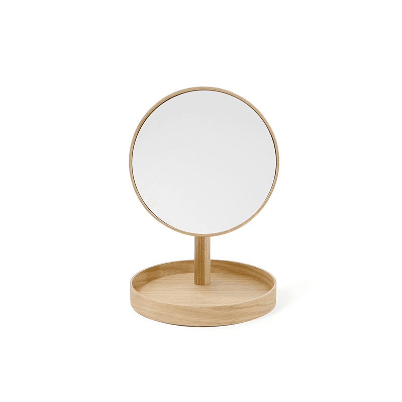 Look Magnify Mirror, Oak