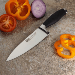 Image showing the Syracuse Soft Grip Chefs Knife, 15cm, Black product.