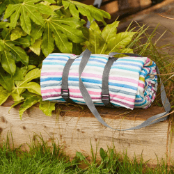Image showing the Newbury Picnic Rug, 125 x 125cm, Rainbow product.