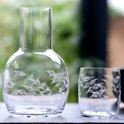 Image showing the Fern Carafe and glass, 1.3l, crystal product.