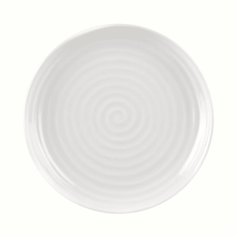 Ceramics Set of 4 side plates, 16.5cm, White