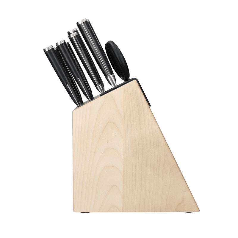 Gourmet 11 Piece Forged Knife Block Set, Black