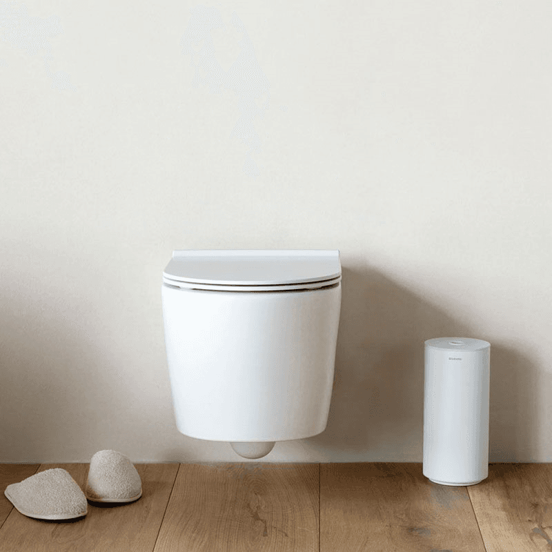 MindSet Toilet Roll Dispenser, Mineral Fresh White