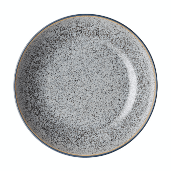 Image showing the Studio Grey Set of 4 pasta bowls, 22 x 5cm, Granite product.