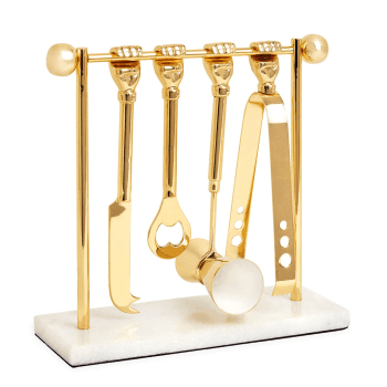 Image showing the Muse Barbell Bar Set, Gold product.