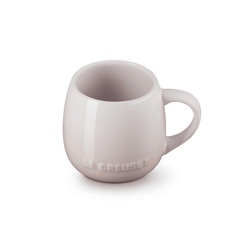 Stoneware Coupe Mug, 320ml, Shell Pink