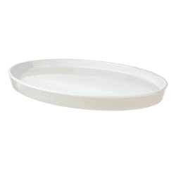 Image showing the Artisan Street Large oval platter, H3 x W36.5 x D25.5cm, Cream product.