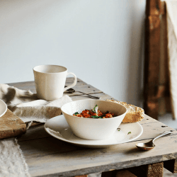 Image showing the Pure Cereal Bowls Set of 4, D16cm, White product.