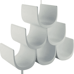 Image showing the Noe' by Giulio Iacchetti Modular bottle holder, White product.