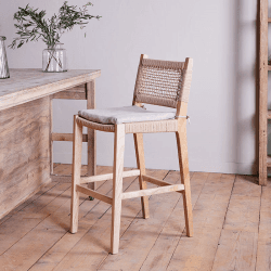 Image showing the Aamani Counter Chair, Mango Wood product.