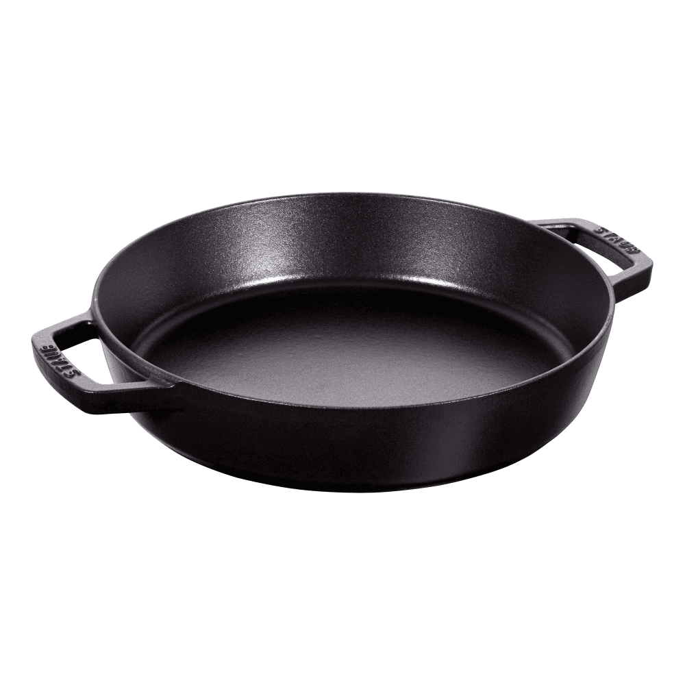 Double handle frying pan, 26cm, Black