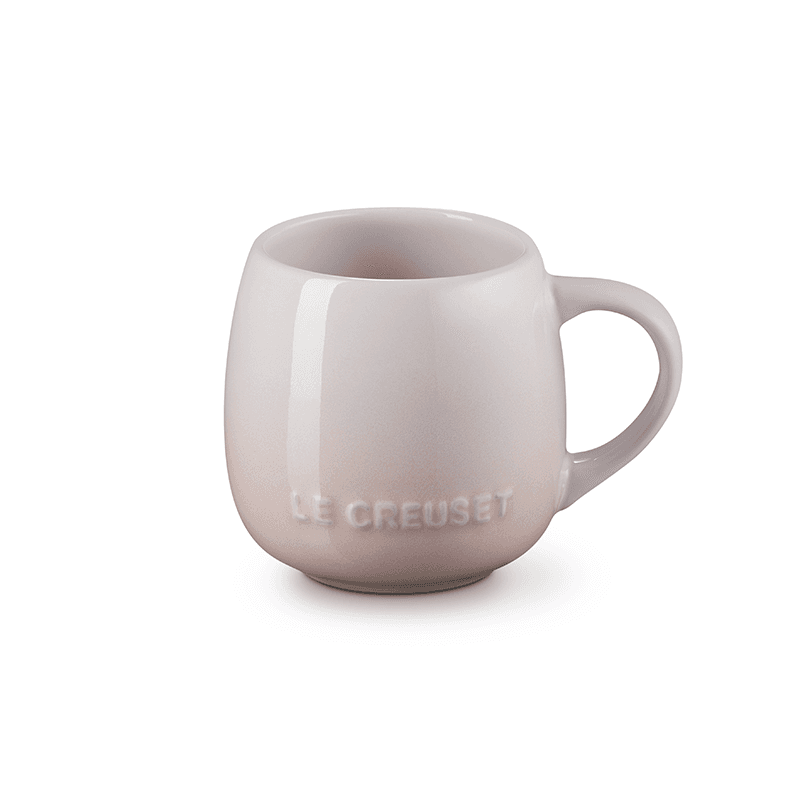 Stoneware Coupe Mug, 320ml, Shell Pink