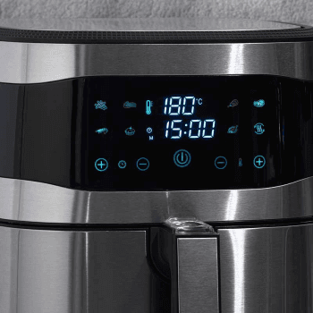 Image showing the XXL Hot Air Fryer, 8L, Black product.