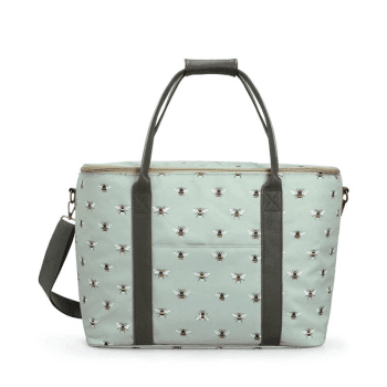 Image showing the Bees Picnic Bag, Pale Green product.