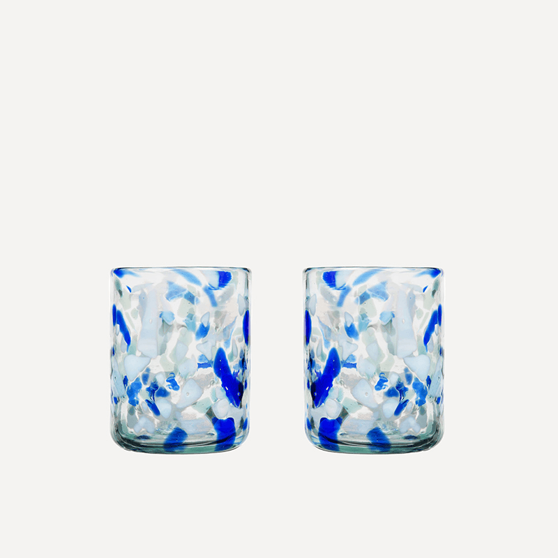 Hielo Set of 2 Tumblers, 350ml, Blue