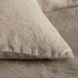 Image showing the Linen Duvet Cover, King, Natural product.